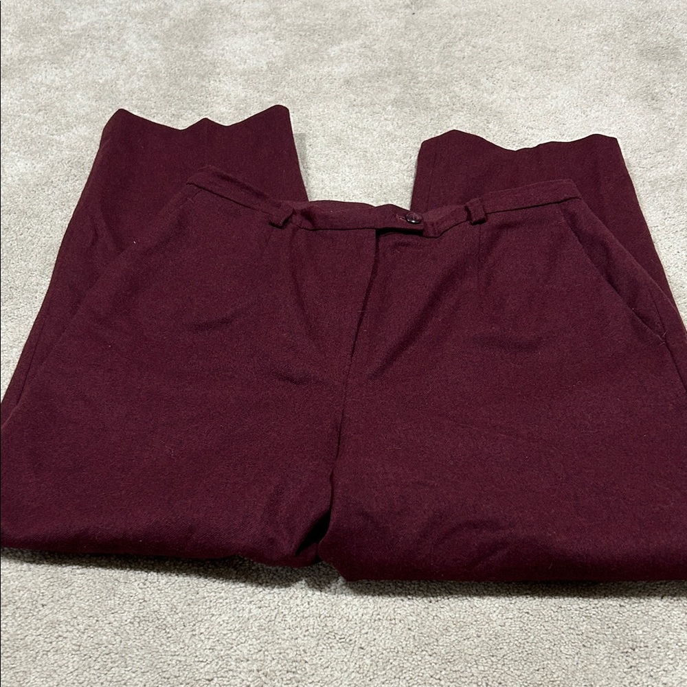 Vintage women’s Pendleton Maroon Dress Pants size 10